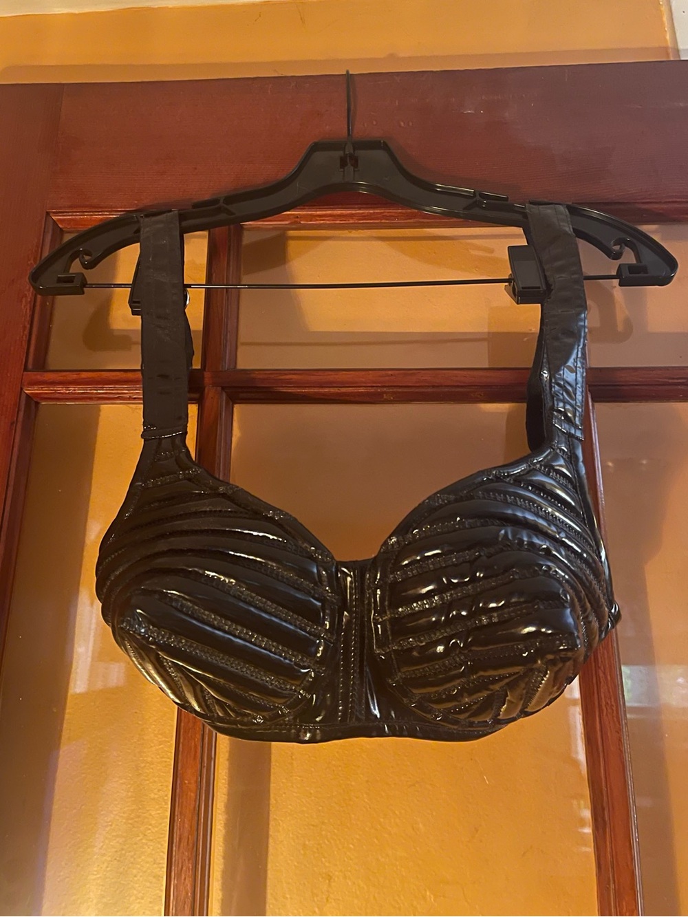 New! Black Tatjana Warnecke Structured Bullet Bra